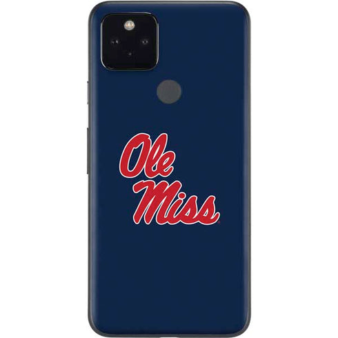University of Mississippi Rebels Ole Miss Google Pixel 5a Skin