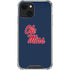 University of Mississippi Rebels Ole Miss iPhone 13 Mini Clear Case