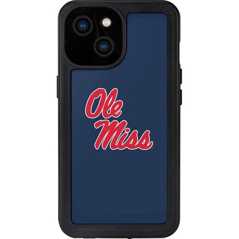 University of Mississippi Rebels Ole Miss iPhone 13 Mini Waterproof Case
