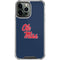University of Mississippi Rebels Ole Miss iPhone 15 Pro Max Clear Case