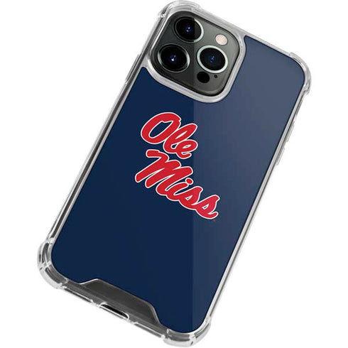 University of Mississippi Rebels Ole Miss iPhone 15 Pro Max Clear Case