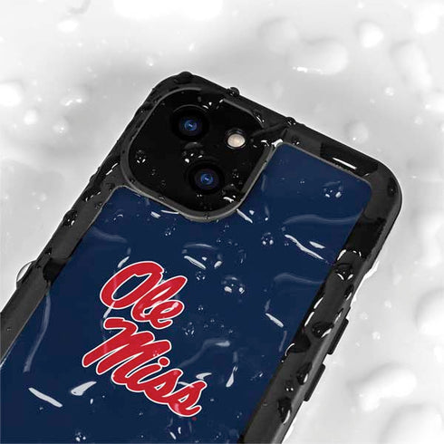 University of Mississippi Rebels Ole Miss iPhone 15 Waterproof Case