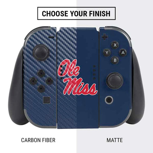 University of Mississippi Rebels Ole Miss Nintendo Switch Bundle Skin