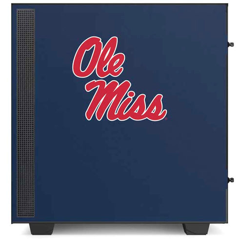 University of Mississippi Rebels Ole Miss NZXT H510 Compact ATX Mid-Tower Case Skin