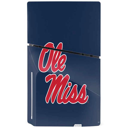 University of Mississippi Rebels Ole Miss PS5 Slim Disk Bundle Skin