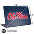 University of Mississippi Rebels Ole Miss Universal Laptop 12in (9.8 x 6.8in) Skin