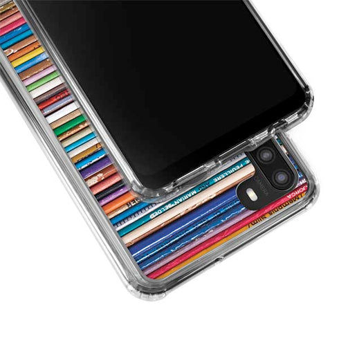 Records Music Galaxy A21 Clear Case