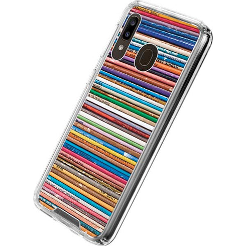 Records Music Galaxy A30 Clear Case
