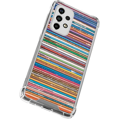 Records Music Galaxy A53 5G Clear Case