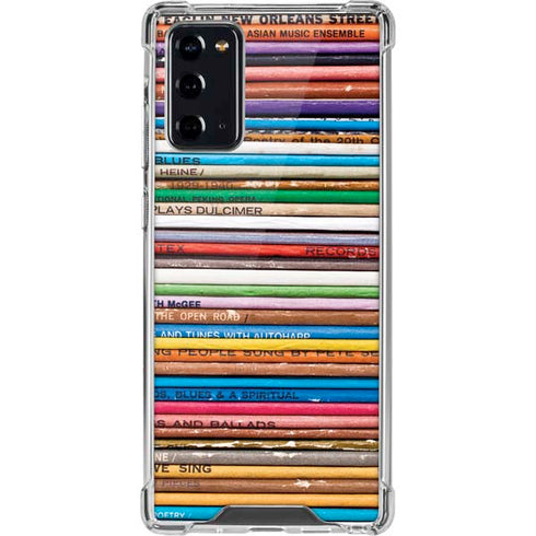 Records Music Galaxy Note20 5G Clear Case