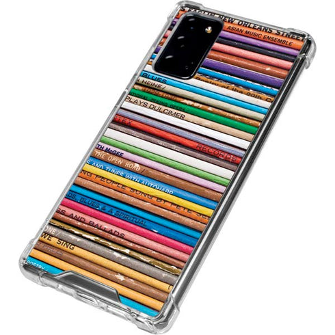 Records Music Galaxy Note20 5G Clear Case