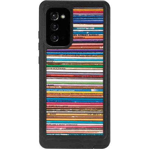 Records Music Galaxy Note20 5G Waterproof Case