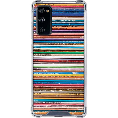 Records Music Galaxy S20 FE Clear Case