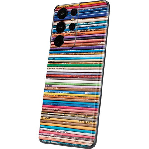 Records Music Galaxy S21 Ultra 5G Skin