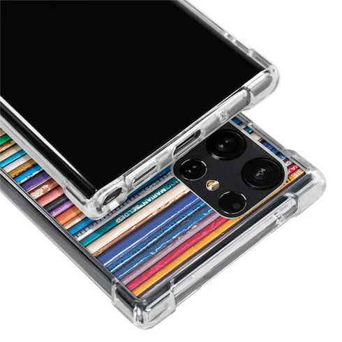 Records Music Galaxy S22 Ultra Clear Case