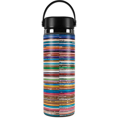 Records Music Hydro Flask 20oz Wide Mouth Skin