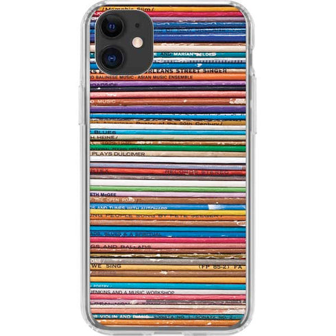 Records Music iPhone 11 Clear Case