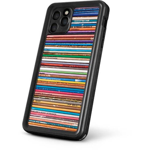Records Music iPhone 11 Pro Max Waterproof Case