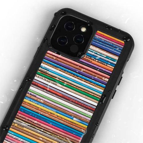 Records Music iPhone 12 Pro Waterproof Case
