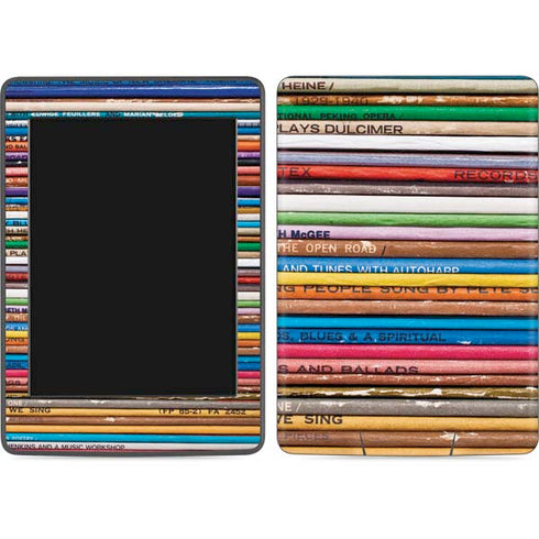 Records Music Amazon Kindle Skin