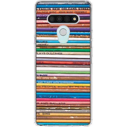 Records Music LG Stylo 6 Clear Case