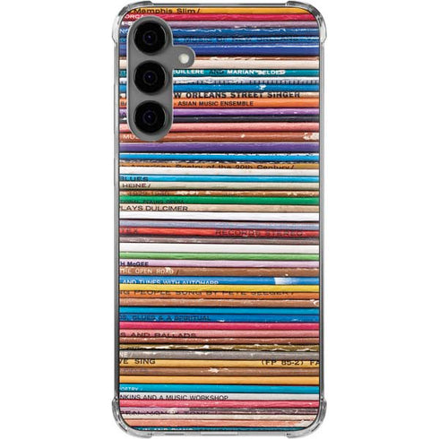 Records Music Galaxy S24 Plus Clear Case