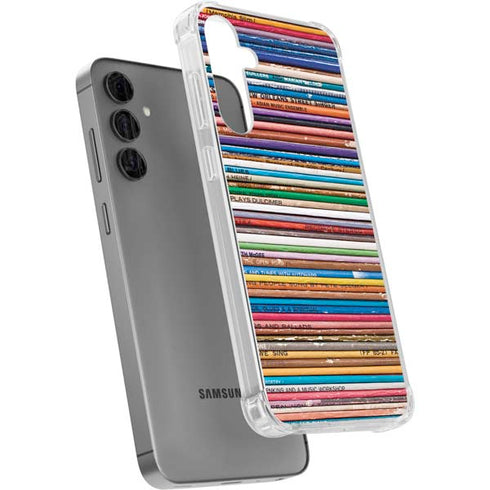 Records Music Galaxy S24 Plus Clear Case