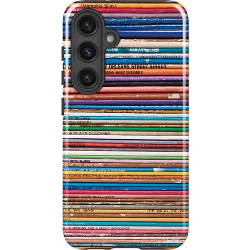 Records Music Galaxy S24 Plus Impact Case