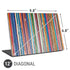Records Music Universal Laptop 12in (9.8 x 6.8in) Skin
