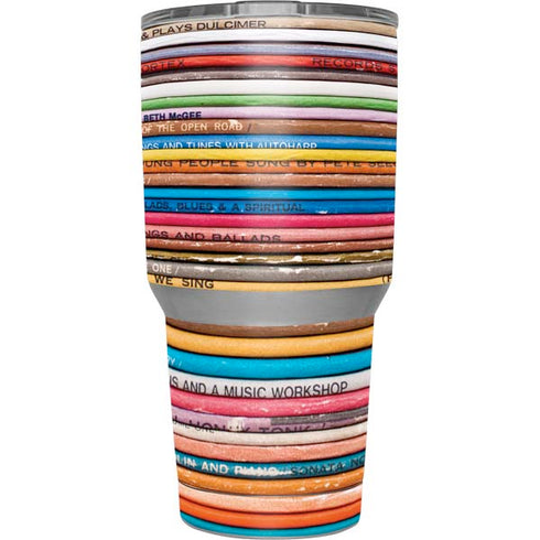 Records Music Yeti 30oz Rambler Tumbler Skin