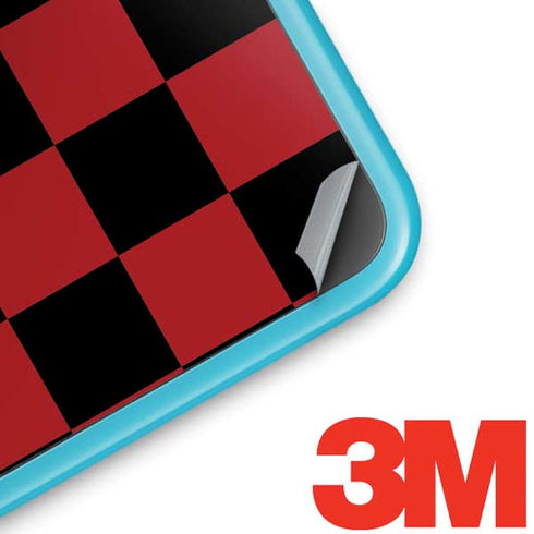 Red and Black Checkerboard Nintendo 2DS XL (2017) Skin