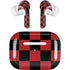 Red and Black Checkerboard AirPods Pro 2nd Gen Skin