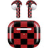 Red and Black Checkerboard Apple AirPods (3rd Gen 2021) Skin