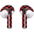 Red and Black Checkerboard Apple AirPods (3rd Gen 2021) Skin