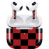 Red and Black Checkerboard Apple AirPods (3rd Gen 2021) Skin