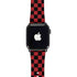 Red and Black Checkerboard Apple Watch Band 42-44mm