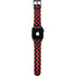 Red and Black Checkerboard Apple Watch Band 42-44mm