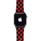 Red and Black Checkerboard Apple Watch Band 38-40mm