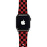 Red and Black Checkerboard Apple Watch Band 38-40mm