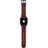 Red and Black Checkerboard Apple Watch Band 38-40mm