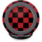 Red and Black Checkerboard Fast Charge Wireless Charging Stand Skin