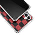 Red and Black Checkerboard Galaxy A14 5G Clear Case