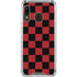 Red and Black Checkerboard Galaxy A30 Clear Case