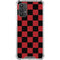 Red and Black Checkerboard Galaxy A32 5G Clear Case