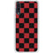 Red and Black Checkerboard Galaxy A50 Clear Case