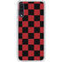 Red and Black Checkerboard Galaxy A50 Clear Case