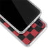 Red and Black Checkerboard Galaxy A50 Clear Case