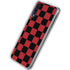 Red and Black Checkerboard Galaxy A50 Clear Case