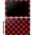Red and Black Checkerboard Galaxy Book 12in Skin