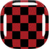 Red and Black Checkerboard Galaxy Buds Live Skin